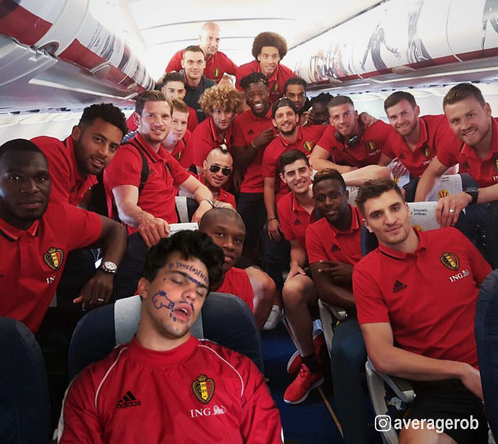 Belgian Red Devils Squad Pranking The Ball Boy