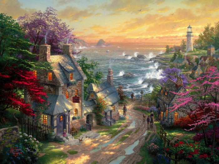       . : Thomas Kinkade.