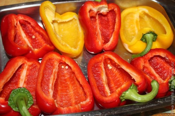 Перец половинки фаршированный рецепт пошагово Перец половинки фаршированный рецепт пошагово