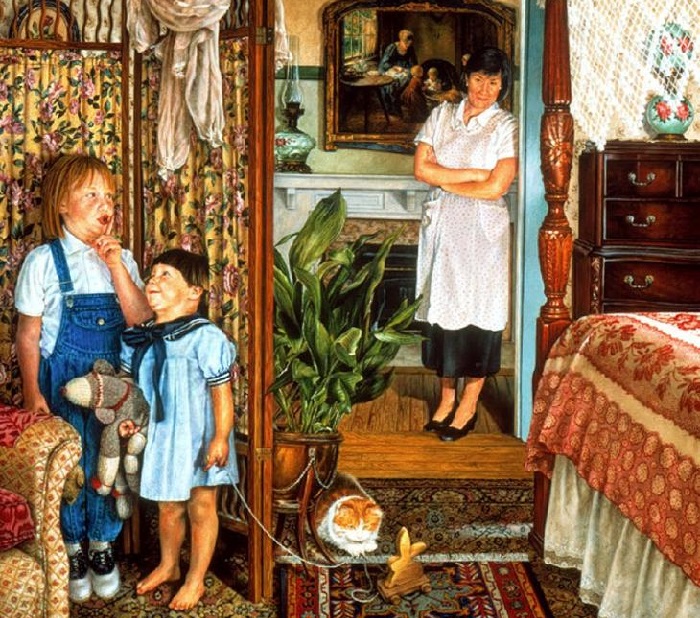Прятки. Истории от Сьюзан Брабо. Художник-самоучка создаёт яркие картины-новеллы о жизни обычных американцев