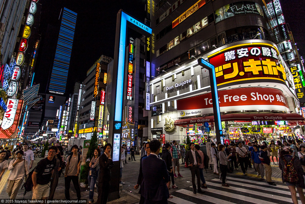 Упорядоченный хаос и ночь в Токио
