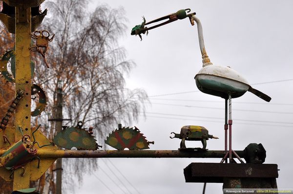 стимпанк, село, площадка