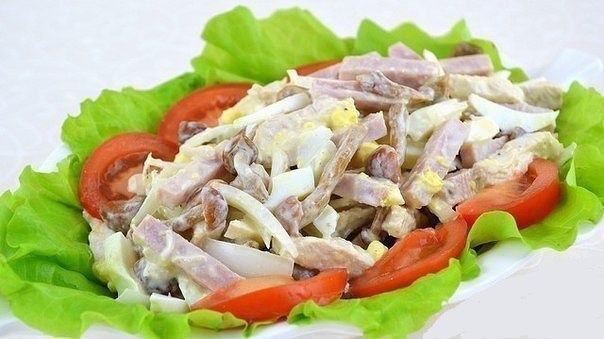 4 вкусных мясных салата 4 вкусных мясных салата