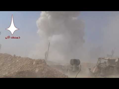 Опубликовано видео уничтожения позиций боевиков в Сирии «Змеем Горынычем»