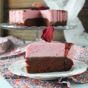 Постный торт-суфле Вишневое удовольствие + шоколадная постная глазурь