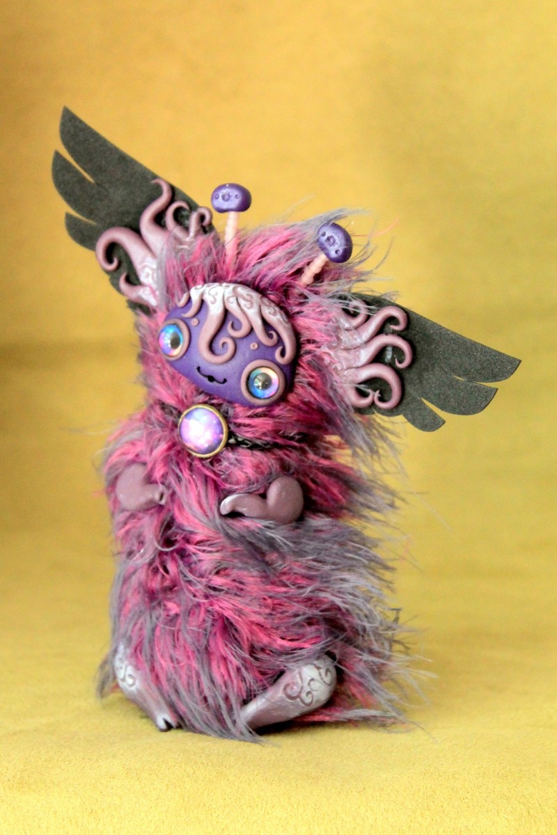 Кэсс - Ловец Космических Ветров куклы, милота, полимерная глина, сказочные существа