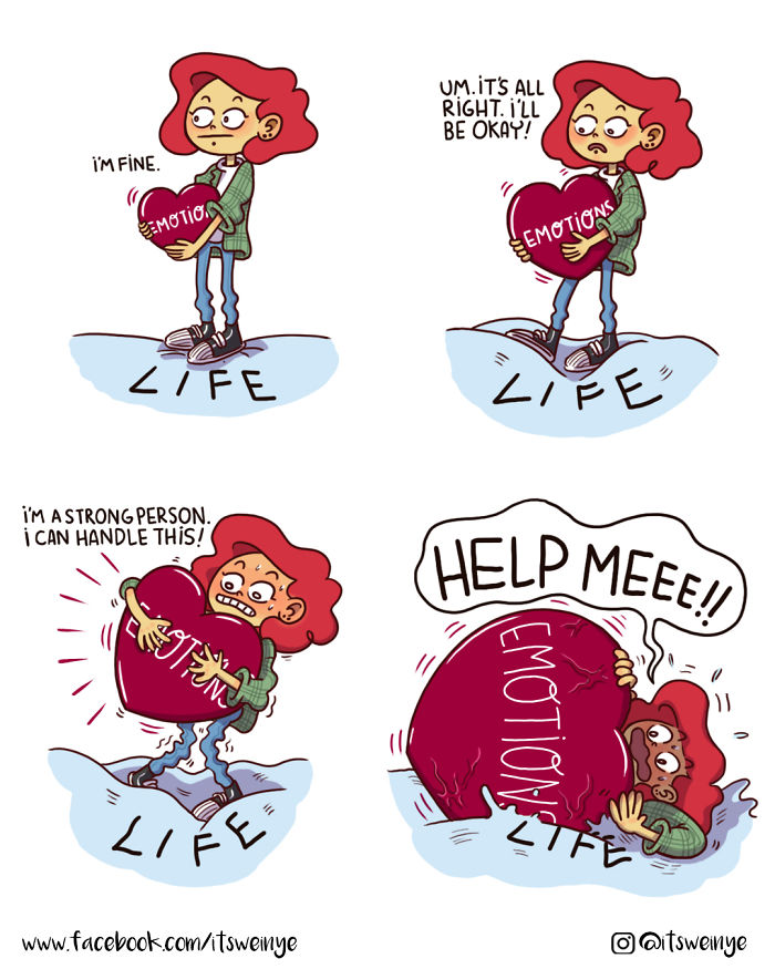 Hilariously Relatable Comics By Malaysian Redhead Artist, 