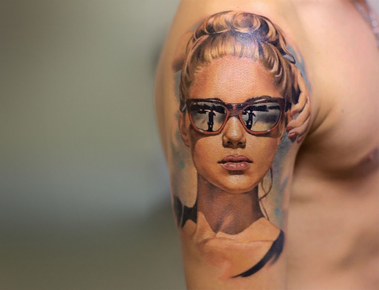 50 невероятных 3D татуировок  3d, татуировки