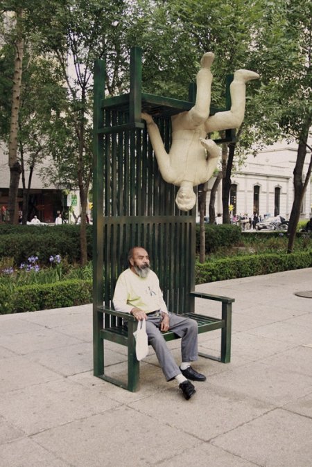 Креативная городская мебель, арт скамейки.