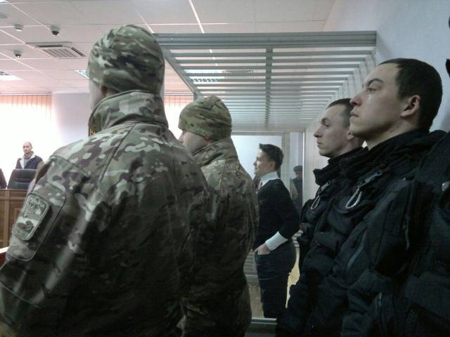 Савченко пожаловалась, что не может сходить в туалет в СИЗО