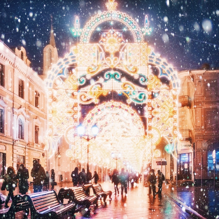 Новогодняя Москва на фотографиях Кристины Макеевой Новогодняя Москва на фотографиях Кристины Макеевой