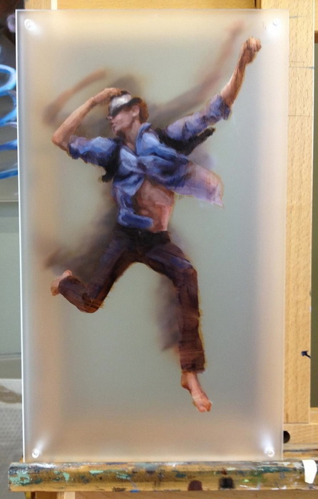 Падение как метафора жизненных перемен на картинах Мишель Джадер