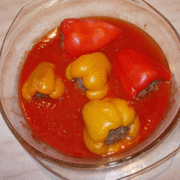 Перец фаршированный (за 15 минут)