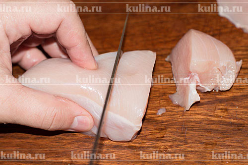 Шашлык из курицы в кефире