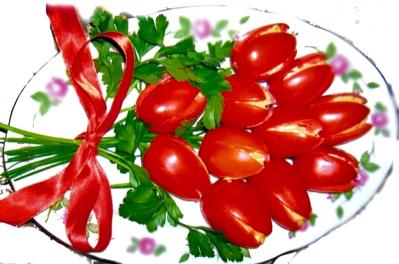 К-Урок 10. Украшение салатов, винегретов и закусок (продолжение)