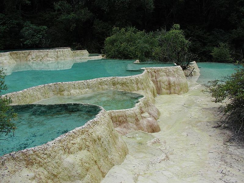 Природный заповедник Хуанлун (Huanglong), Китай