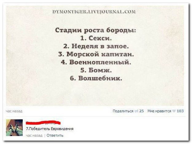 Приколы, Демки, комментарии про Кончиту, даже не Ржака , а просто Плевака какая-то...