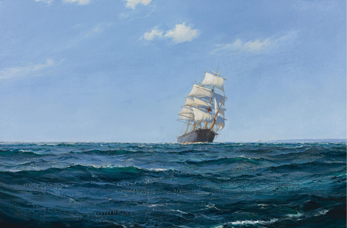 A Ship in open Water (700x459, 302Kb)