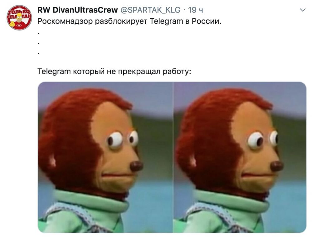 12 мемов про разблокировку Telegram