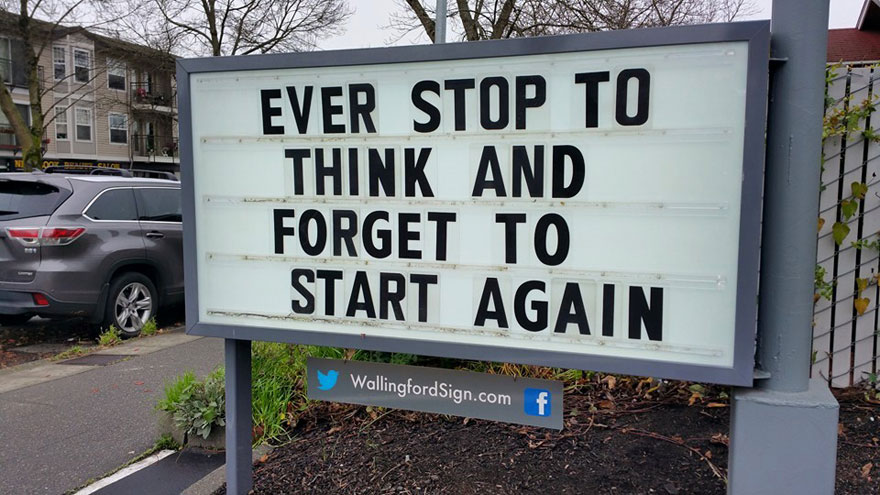 Gas Station Sign
