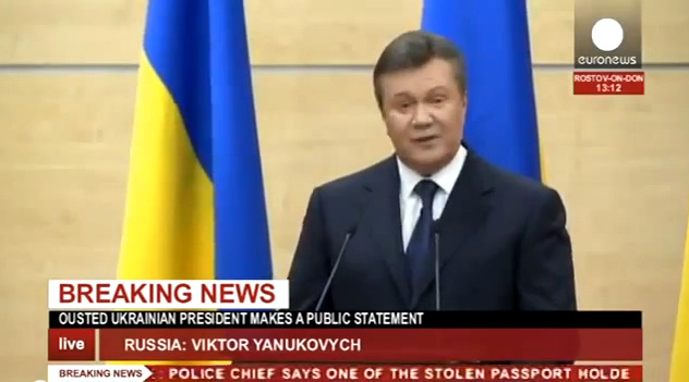 Выступление президента Украины В. Ф. Януковича в Ростове-на-Дону 11 марта 2014г.