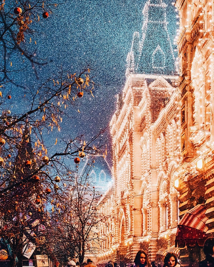 Новогодняя Москва на фотографиях Кристины Макеевой Новогодняя Москва на фотографиях Кристины Макеевой