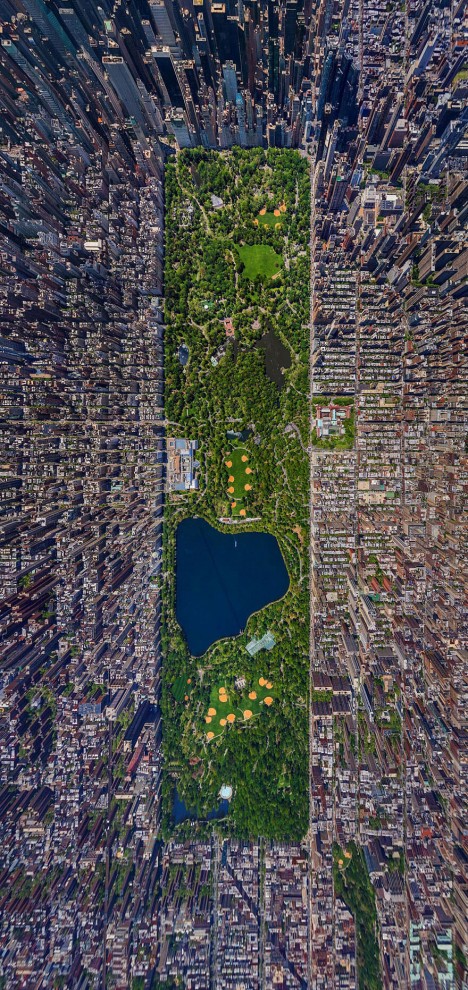 Фото Нью-Йорка с высоты
