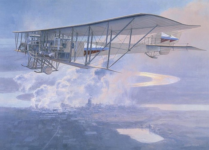 23 декабря 1914 года в России создали эскадру воздушных кораблей «Илья Муромец» 23 декабря 1914 года в России создали эскадру воздушных кораблей «Илья Муромец»