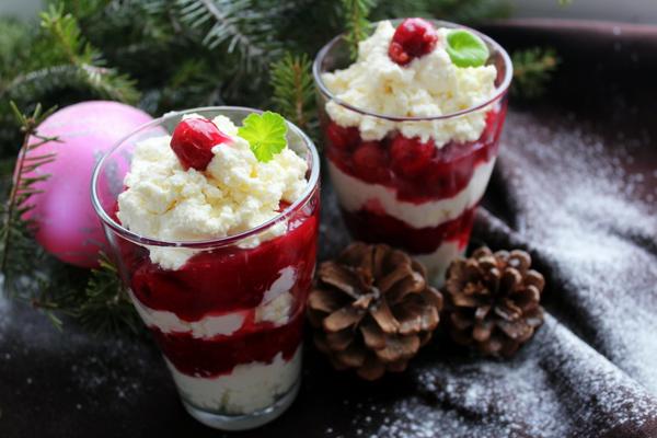 Пряная вишня со сливками Пряная вишня со сливками