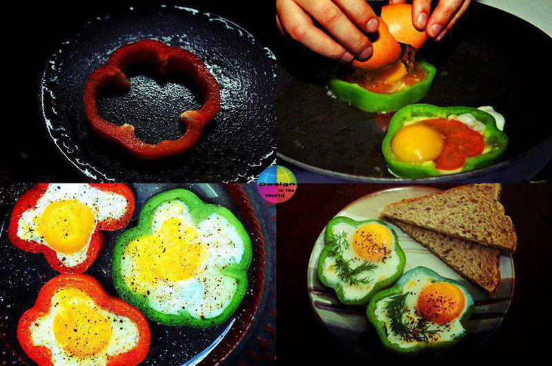 Вкусные блюда внутри продуктов Вкусные блюда внутри продуктов