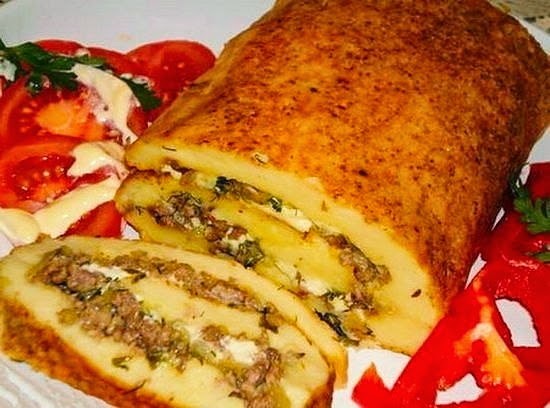 Картофельный рулет Картофельный рулет
