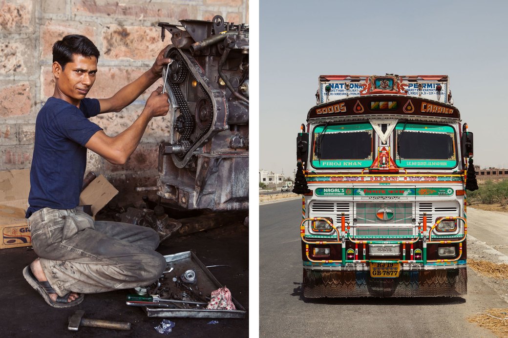 Индийские дальнобойщики и их автомобили Дальнобой, авто, индия