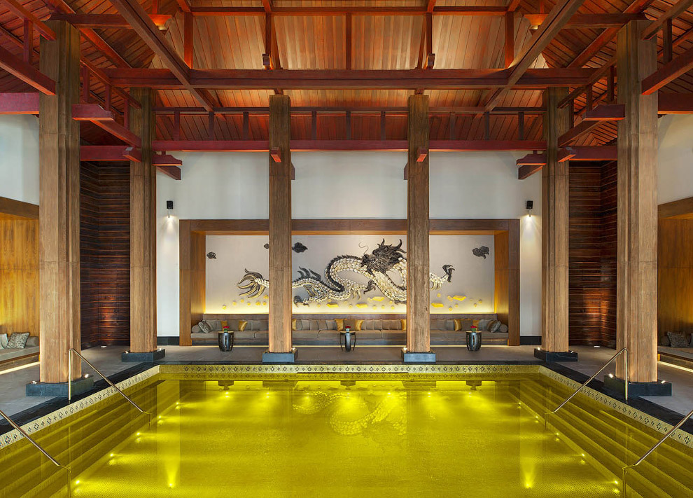 Открытый спа-центр St Regis Lhasa в Тибете Открытый спа-центр St Regis Lhasa в Тибете