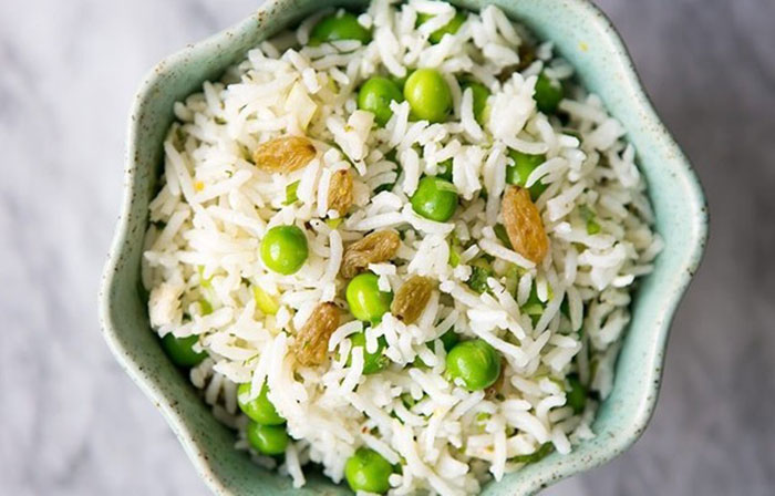 Салат с зеленым горошком и рисом рецепт с
