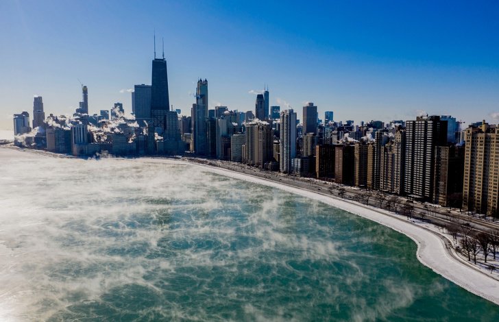 Фотографии оледеневшего США: как синоптики ждут аномальные морозы до −50 °С Фотографии оледеневшего США: как синоптики ждут аномальные морозы до −50 °С