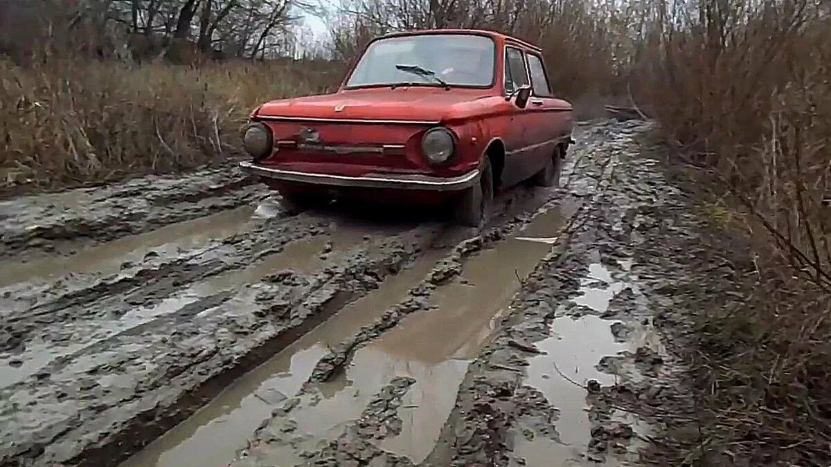 Рейтинг легковых Советских автомобилей по проходимости в деревенской грязи