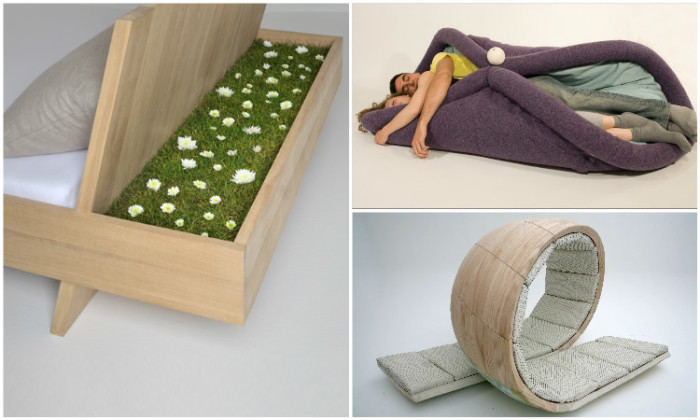 Креативные дизайнерские кровати. 