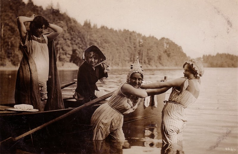 5. Купание, ориентировочно 1910-1920 5. Купание, ориентировочно 1910-1920 женщины из прошлого, история, фото