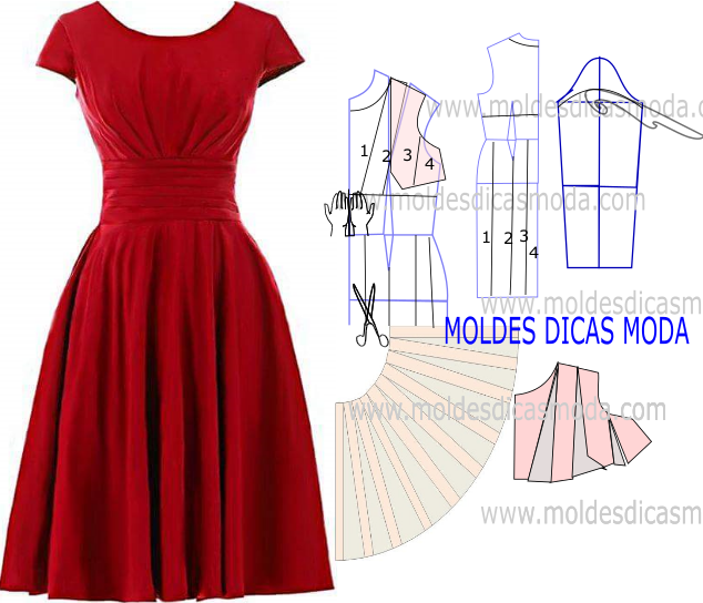 vestido vermelho