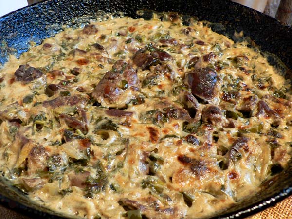 Потроха куриные в русском стиле Потроха куриные в русском стиле