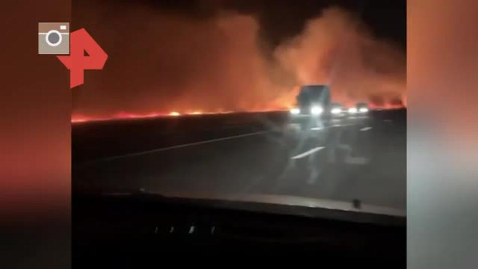 Под Анапой вспыхнул природный пожар