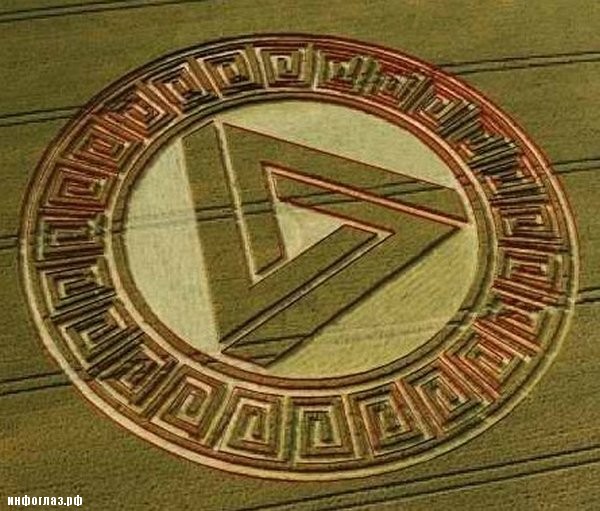 Загадочные круги на полях – 60 интересных фотографий