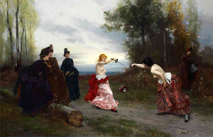 История женских дуэлей в XIX веке