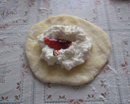 Пирожки печёные с творогом Пирожки печёные с творогом