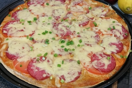 Фото к рецепту: Пицца на лаваше