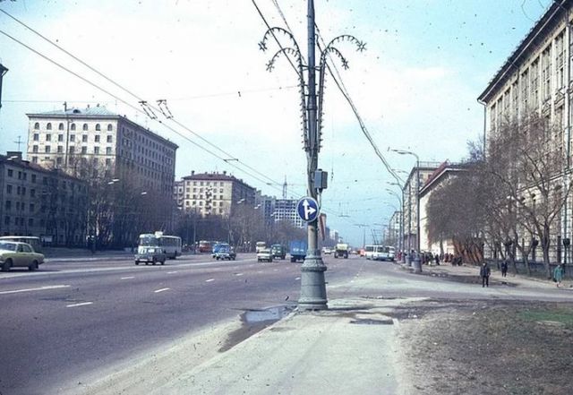 Москва в преддверии 1 мая 1982 года. Москва в преддверии 1 мая 1982 года.