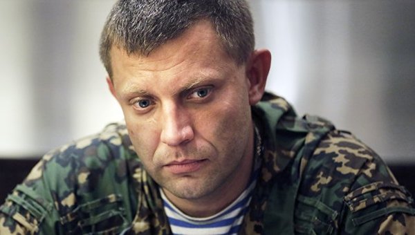 Александр Захарченко, глава ДНР, фото с сайта РИА