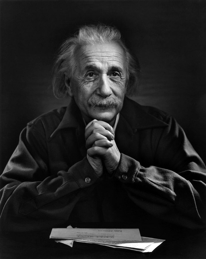 Albert Einstein, Princeton University 1948, by Yousuf Karsh