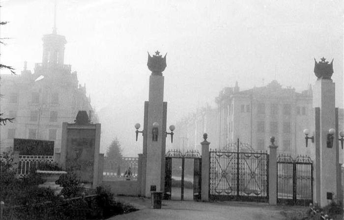 Город Магадан времен СССР СССР, Магадан, История в фотографиях, Черно-Белое фото, Север, Историческое фото, Длиннопост, Старое фото
