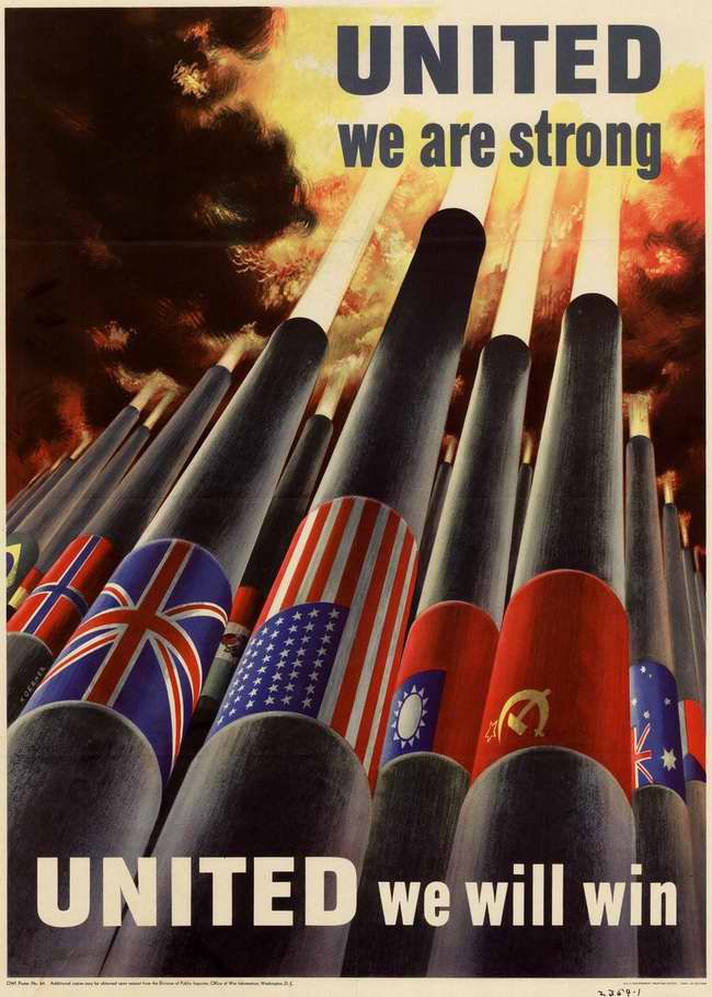 СССР, Великобритания, США, пропаганда